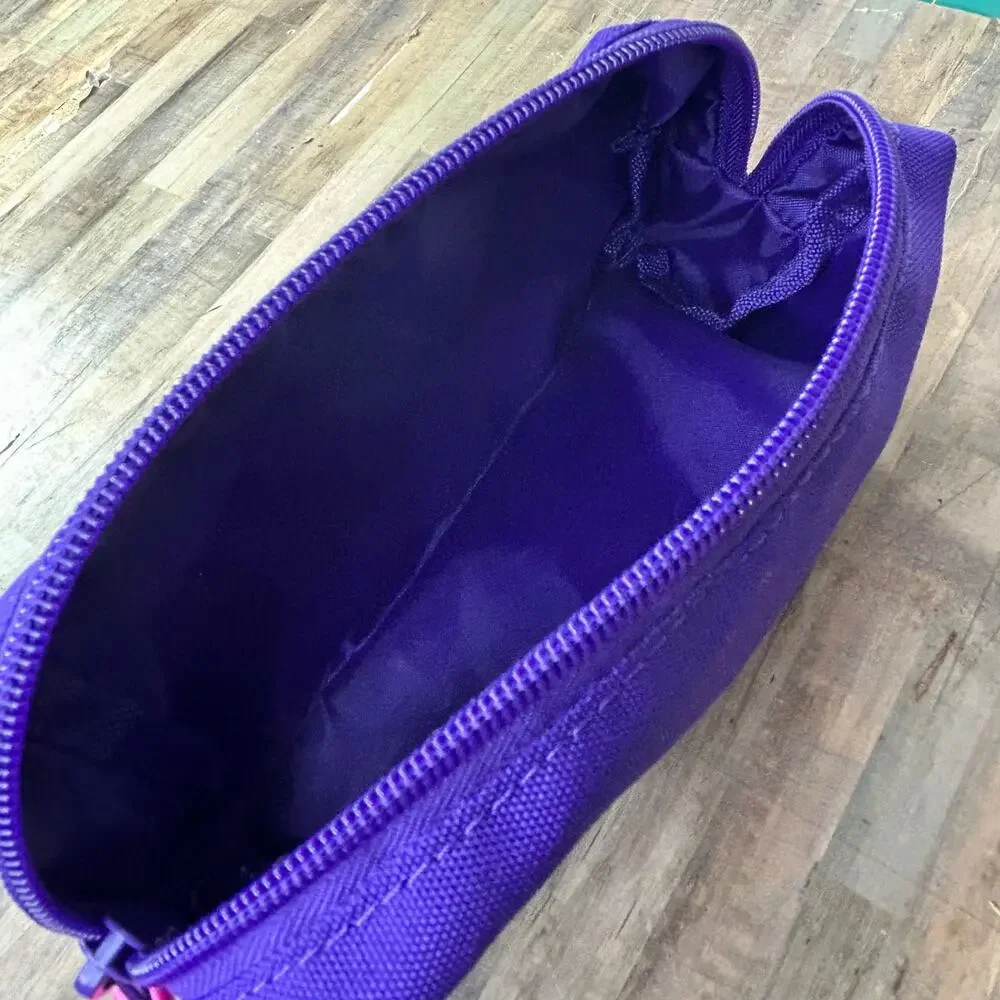 Nike Purple Pencil Gym Organizer Zipper Pouch Lightweight LOOK AT PICTURES